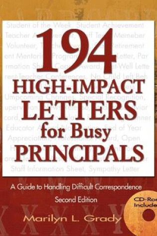 Cover of 194 High-Impact Letters for Busy Principals