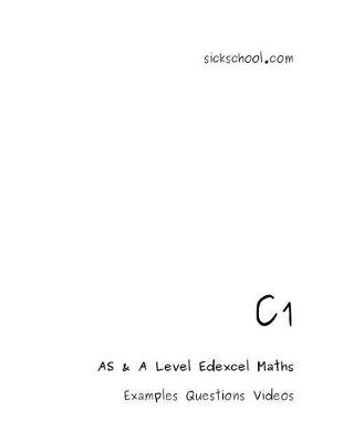 Cover of C1 as & a Level Edexcel Maths