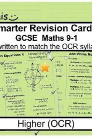 Cover of Smarter Revision Cards Book - GCSE Maths 9-1 Higher (OCR)