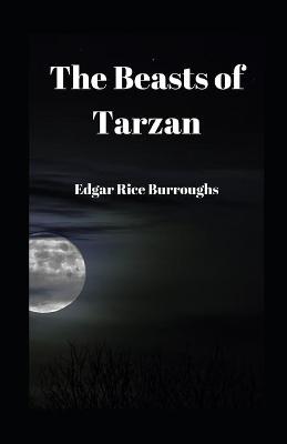 Book cover for The Beasts of Tarzan illustrated