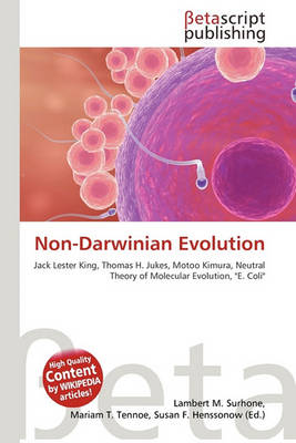 Book cover for Non-Darwinian Evolution