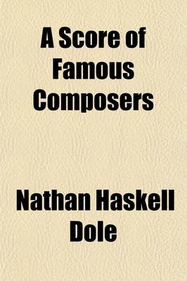 Book cover for A Score of Famous Composers