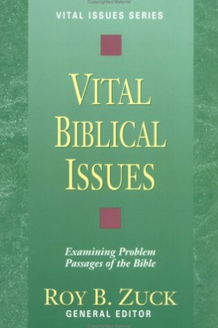 Cover of Vital Biblical Issues