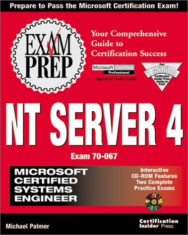 Book cover for MCSE NT4 Server Exam Prep