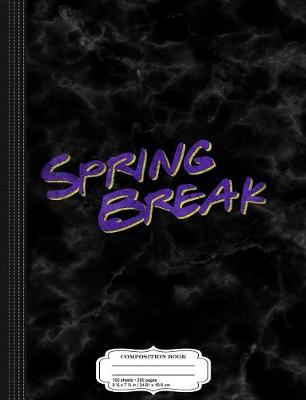 Book cover for Vintage Spring Break Composition Notebook