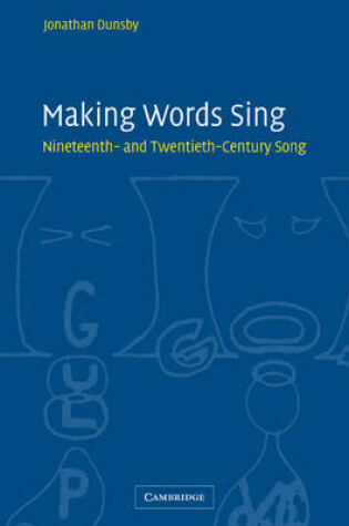 Cover of Making Words Sing