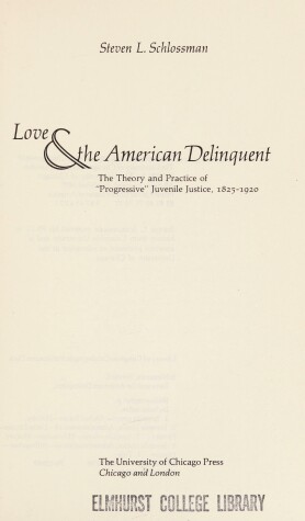 Cover of Love and the American Delinquent