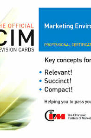 Cover of CIM Revision card: Marketing Environment 05/06