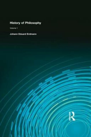 Cover of History of Philosophy: Volume I