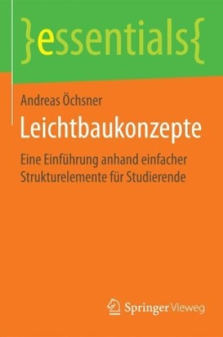 Cover of Leichtbaukonzepte