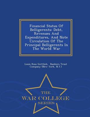 Book cover for Financial Status of Belligerents