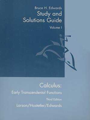 Book cover for Calculus Eft Ssg V1 3e