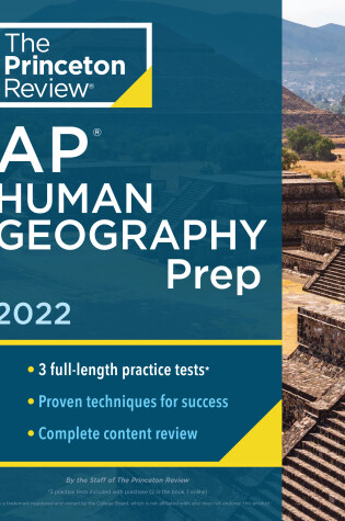 Cover of Princeton Review AP Human Geography Prep, 2022