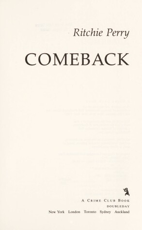 Book cover for Comeback