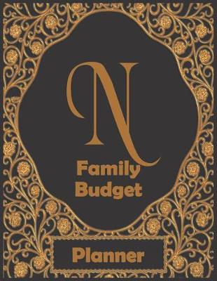 Book cover for N Family Budget Planner