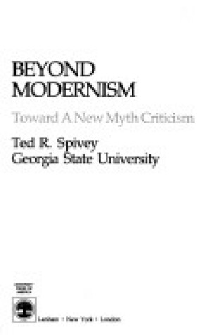 Cover of Beyond Modernism:toward CB