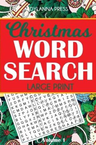 Cover of Christmas Word Search Puzzles, Large Print