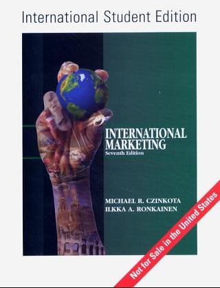 Book cover for International Marketing