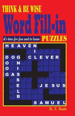 Book cover for Think & be Wise Word Fill in Puzzles