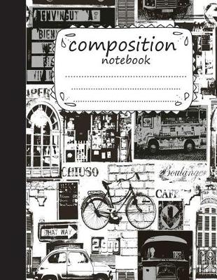 Book cover for Composition Notebook Design No.18 Style