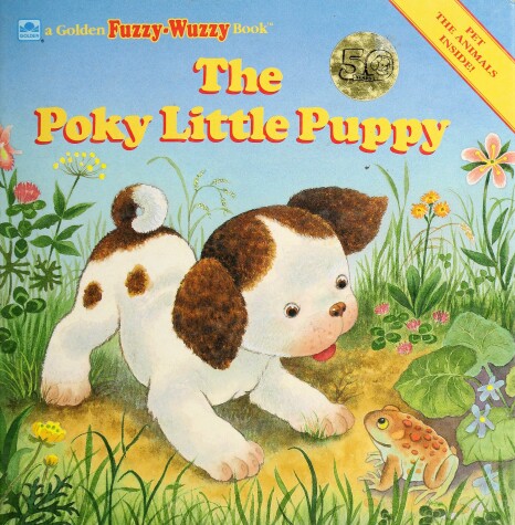 Book cover for The Poky Little Puppy