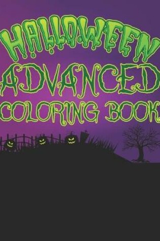 Cover of Halloween Advanced Coloring book