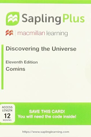 Cover of Saplingplus for Discovering the Universe 11E (Twelve-Months Access) & Iclicker Reef Polling (Twelve-Months Access)