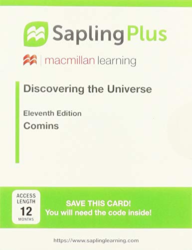 Book cover for Saplingplus for Discovering the Universe 11E (Twelve-Months Access) & Iclicker Reef Polling (Twelve-Months Access)