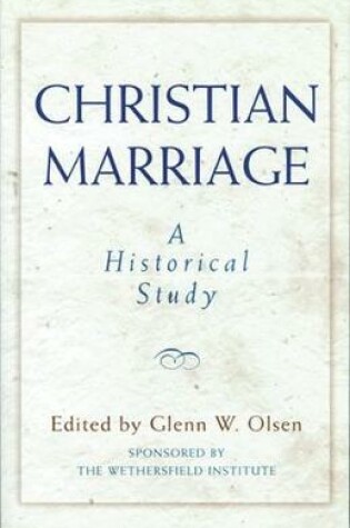 Cover of Christian Marriage