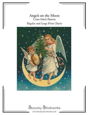 Book cover for Angels on the Moon Cross Stitch Pattern