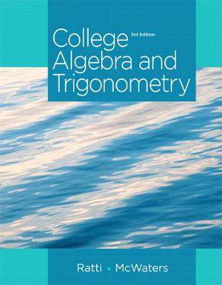 Cover of College Algebra and Trigonometry (Subscription)