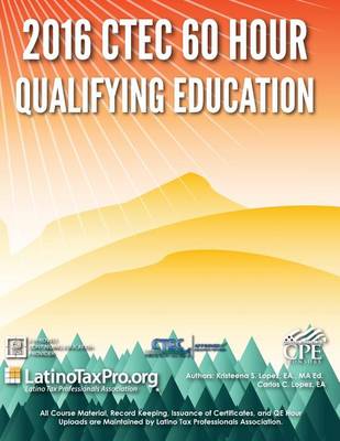 Book cover for 2016 Ctec 60 Hour Qualifying Education
