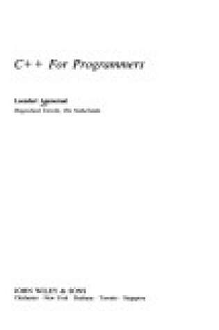 Cover of C++ for Programmers