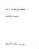 Book cover for C++ for Programmers