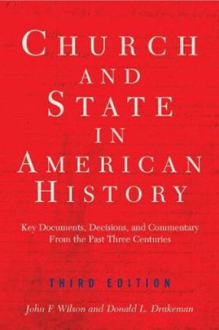 Cover of Church And State In American History