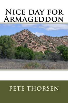 Book cover for Nice day for Armageddon