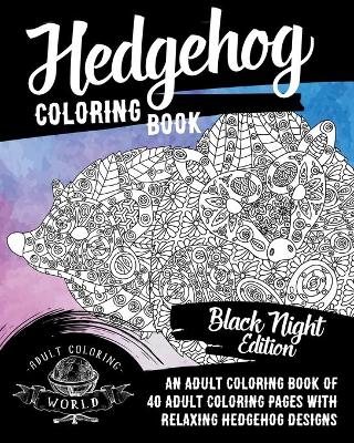 Book cover for Hedgehog Coloring Book