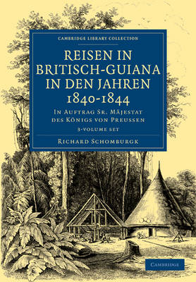 Cover of Reisen in Britisch-Guiana in den Jahren 1840-1844 3 Volume Set