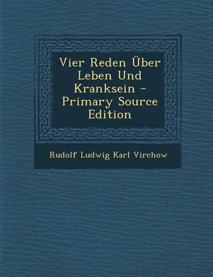 Book cover for Vier Reden Uber Leben Und Kranksein