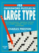 Book cover for Crossword Puzzles in Large Type 22