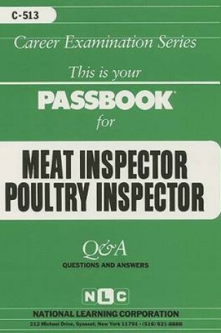 Cover of Meat Inspector-Poultry Inspector