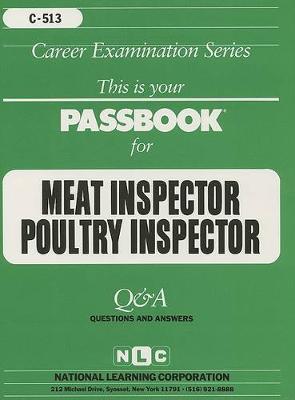 Book cover for Meat Inspector-Poultry Inspector