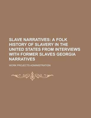 Book cover for Slave Narratives Volume 4