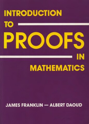 Book cover for Introduction to Proofs in Mathematics