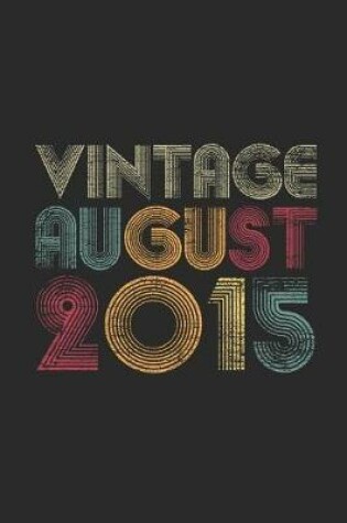 Cover of Vintage August 2015