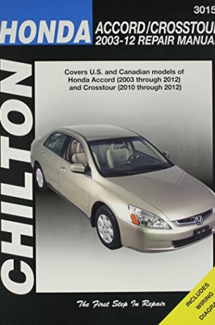Cover of Honda Accord & Crosstour (Chilton)