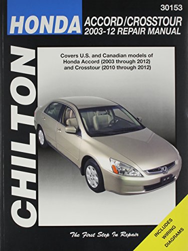 Book cover for Honda Accord & Crosstour (Chilton)