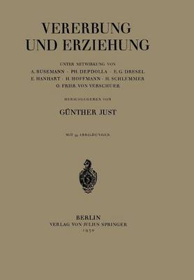 Book cover for Vererbung und Erziehung