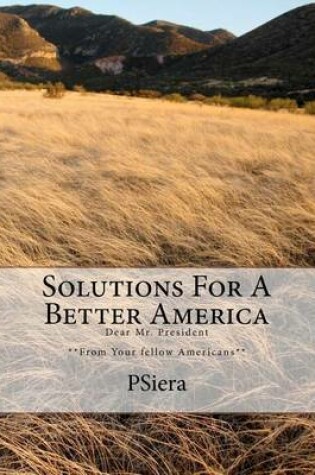 Cover of Solutions For A Better America