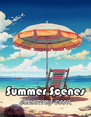 Book cover for Summer Scenes Coloring Book